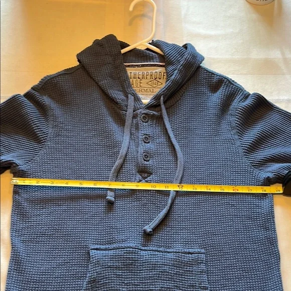 Weatherproof Vintage Thermal Men’s Hoodie  Size Small - Picture 6 of 10